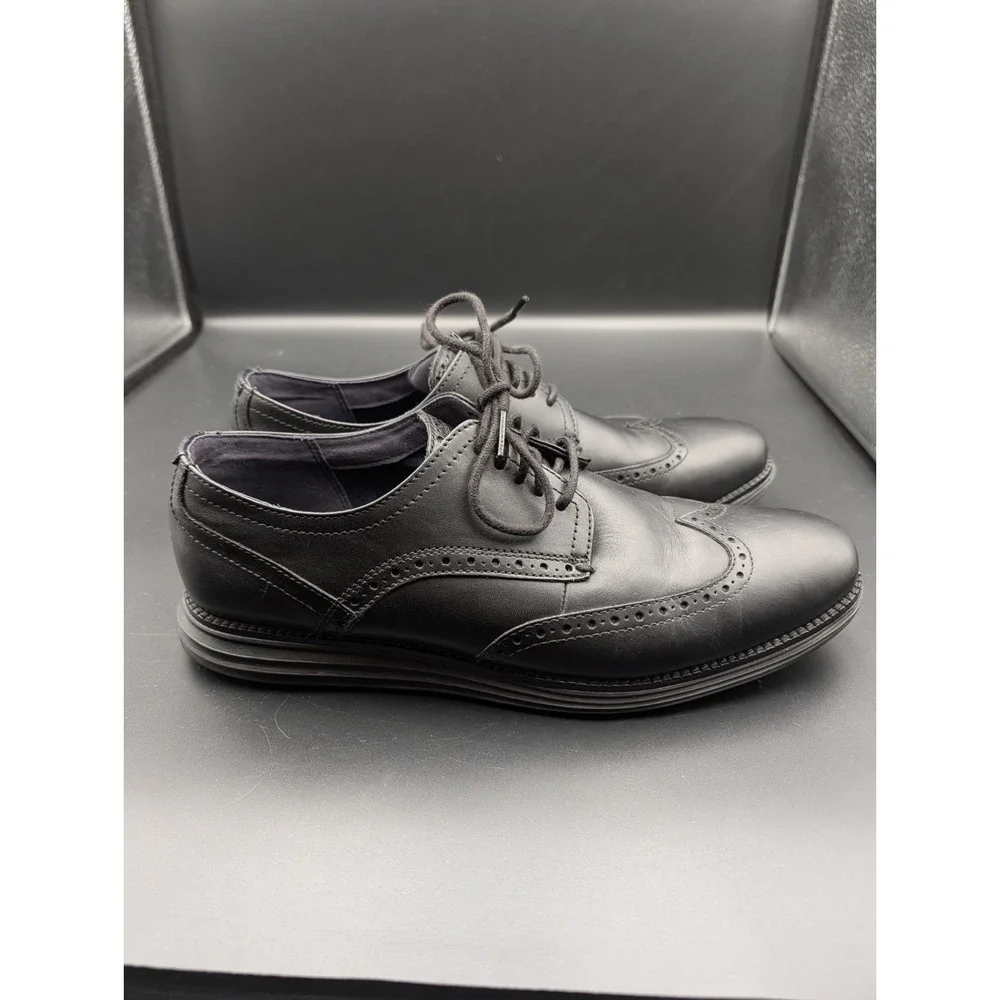 Cole Haan Men's Original Grand Classic Wingtip Oxford Black C27984 Size 11.5